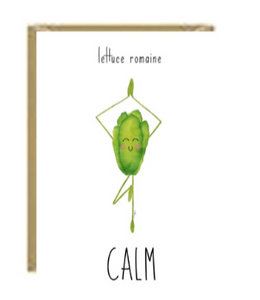 Romaine Calm Greeting Card