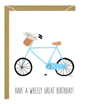 Wheely Bday Greeting card