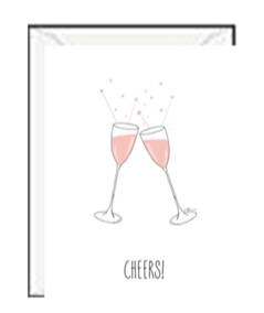 Champagne Cheers Greeting card