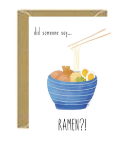 Ramen Greeting Card