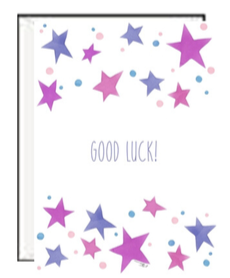 Good Luck Star Greeting Card