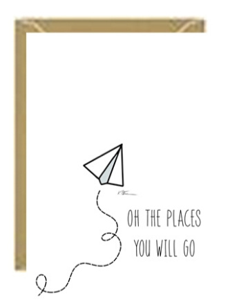 Oh the Places Greeting Card