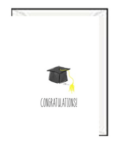 Grad Hat Greeting Card
