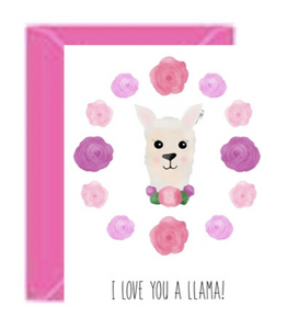 Love you Lama Greeting Card
