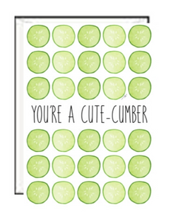Cute-Cucumber Greeting card