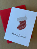 Holiday Boxed Greeting Cards - Stocking