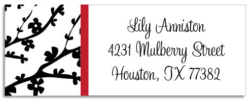 cherry blossom address labels – The Dotted i