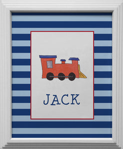 all aboard kids wall art