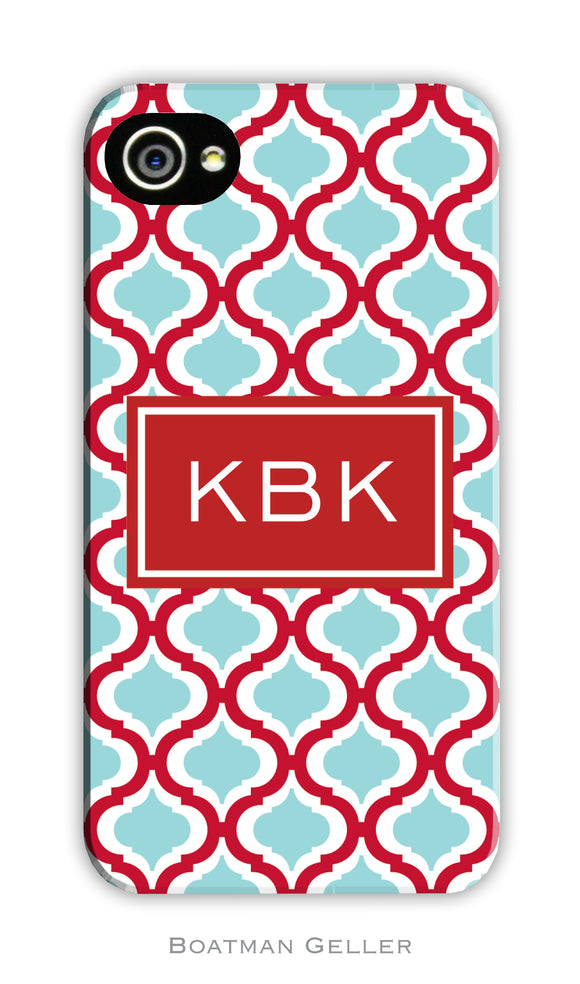 Kate Red & Teal Cell Phone Case