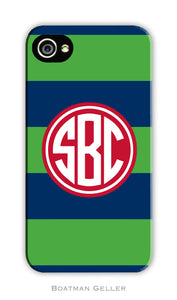 Rugby Navy & Kelly Cell Phone Case