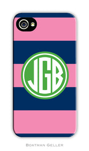 Rugby Navy & Pink Cell Phone Case