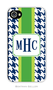 Alex Houndstooth Navy Cell Phone Case