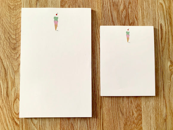 Ice cream Cone NotePad