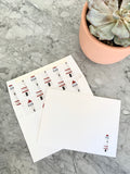 Nautical Flat Notecards with Matching Liner