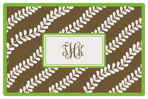 vines personalized placemats