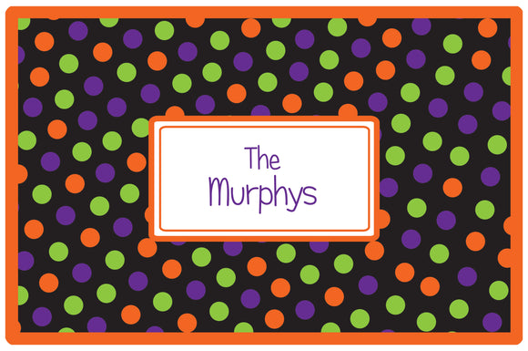 halloween personalized placemats