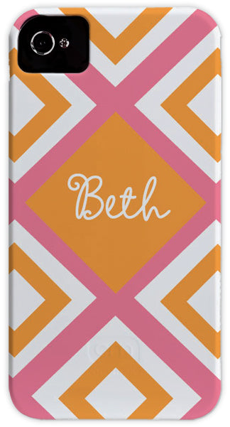 geo pink cell phone case