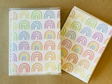 Rainbow Foldover Notecards
